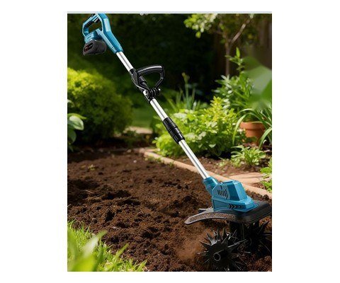 Cordless soil loosener / cultivator