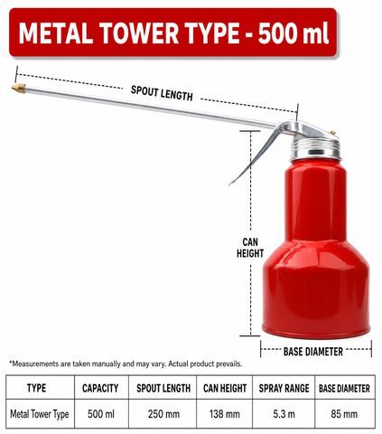 Metal oil can