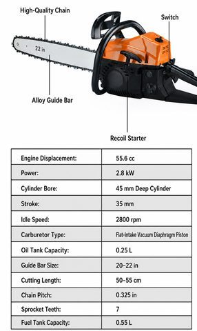 Petrol chainsaw