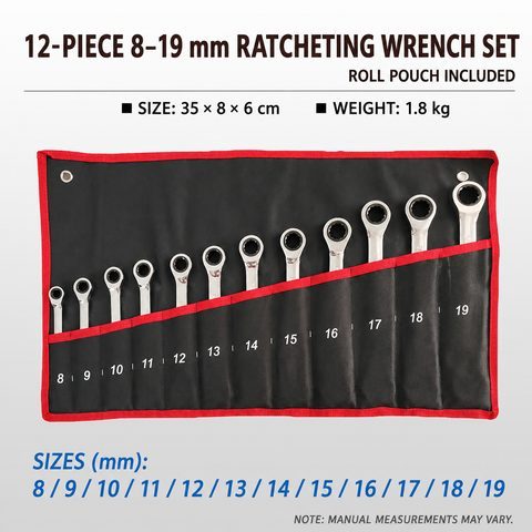 Ratchet spanner set
